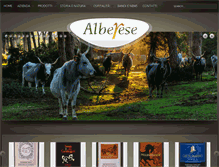 Tablet Screenshot of alberese.com